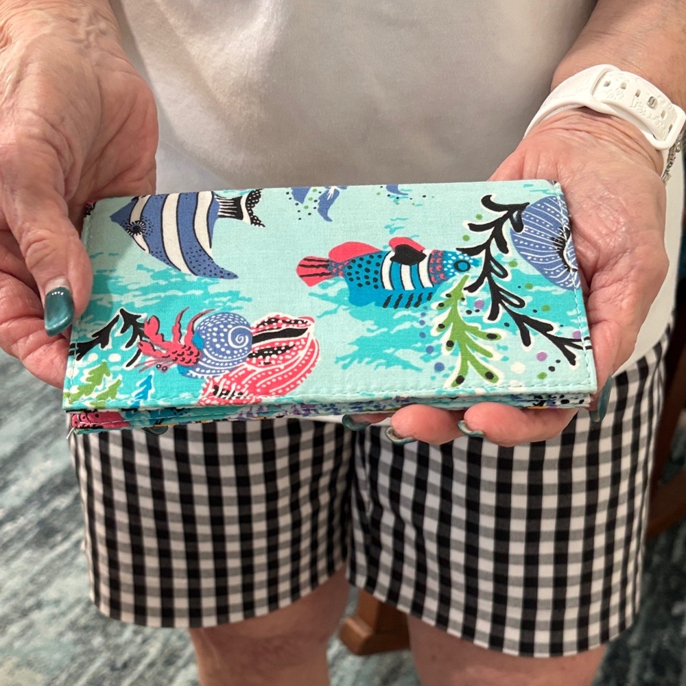 Vera Bradley Oceanic Pattern Wallet